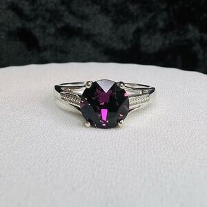 Sterling Silver Swarovski Crystal Ring